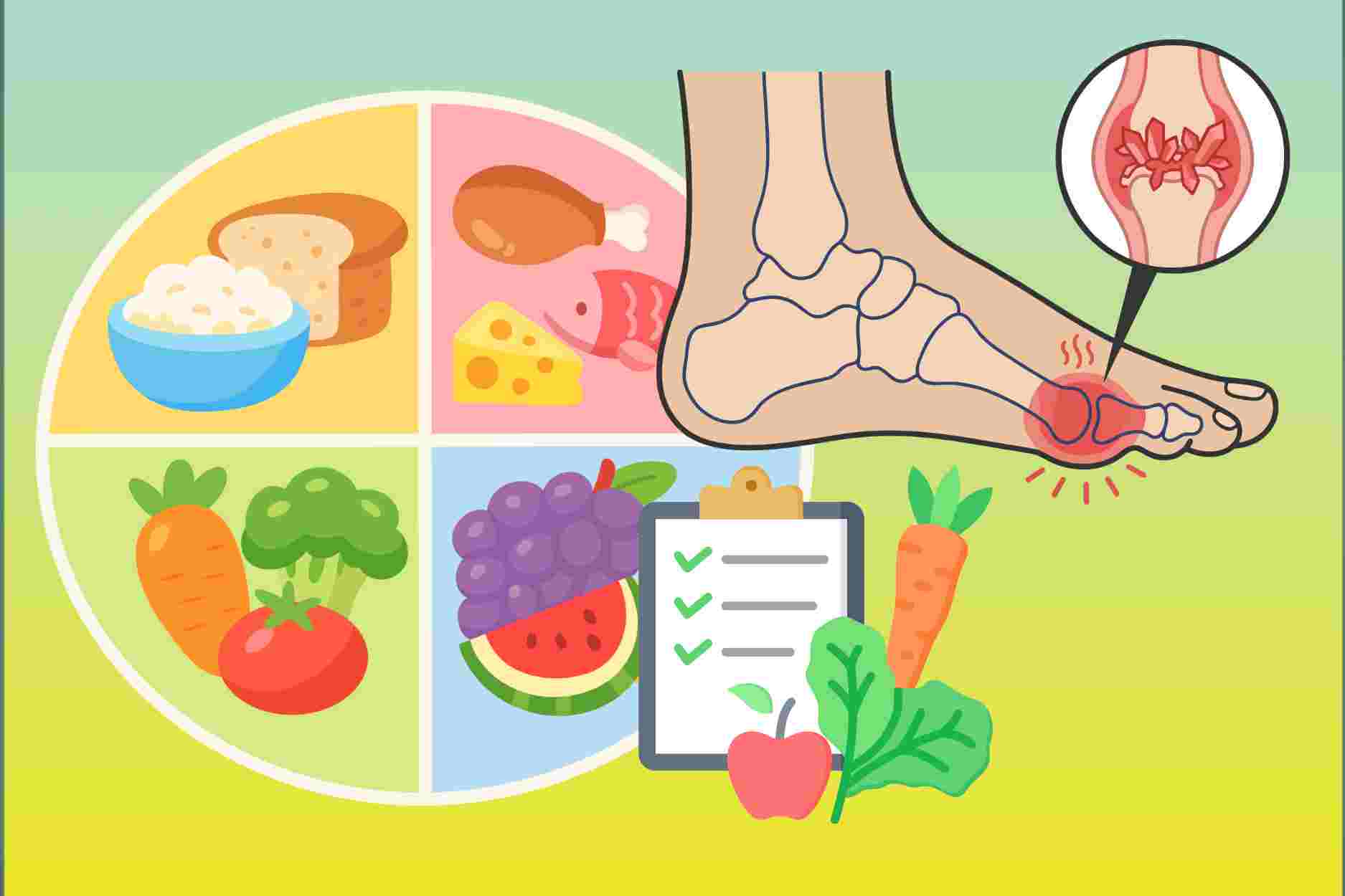 Building a reasonable diet is an important factor in controlling uric acid in the blood. Photo: Nhu Ha