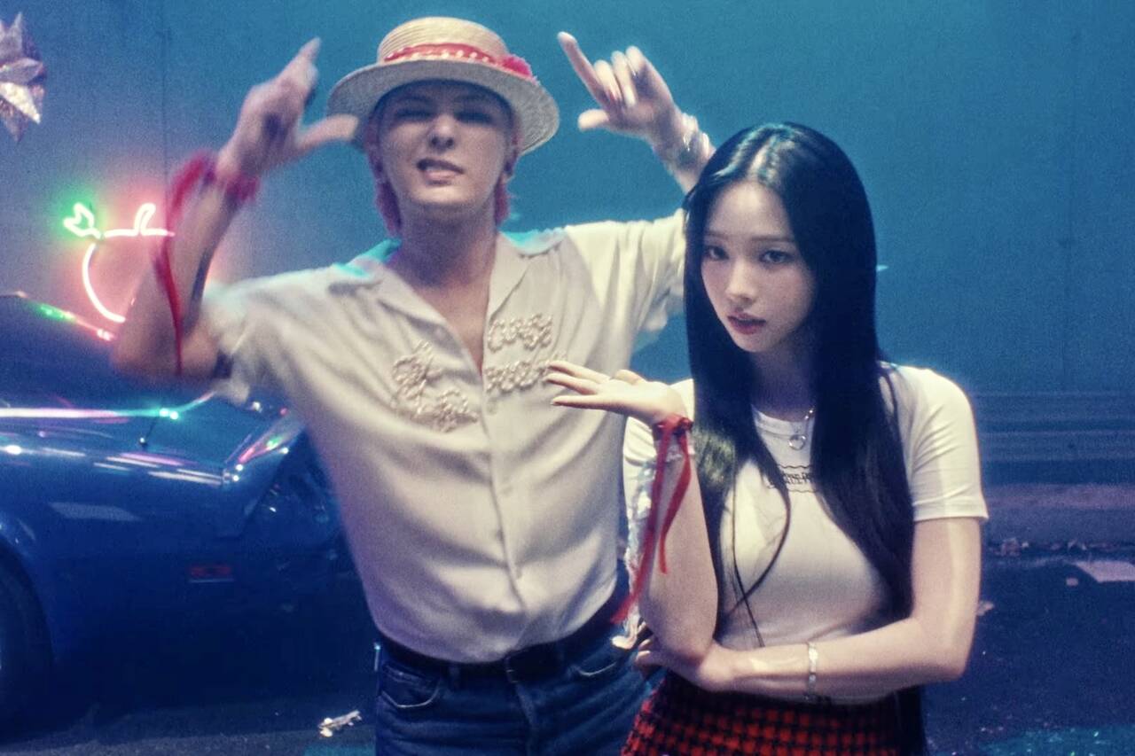 Karina xuất hiện trong MV “Too Bad” của G-Dragon. Ảnh: cắt từ MV