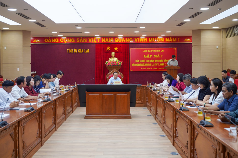 Quang cảnh buổi gặp mặt. Ảnh: Hoài Phương