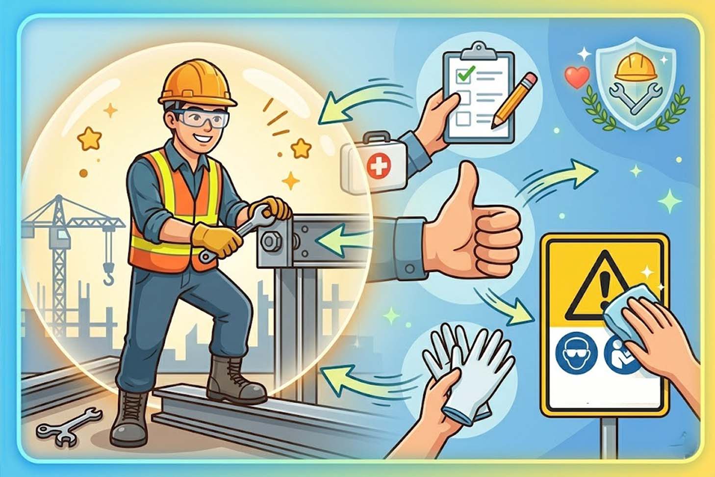 Obligations of workers participating in public work regarding occupational safety and health