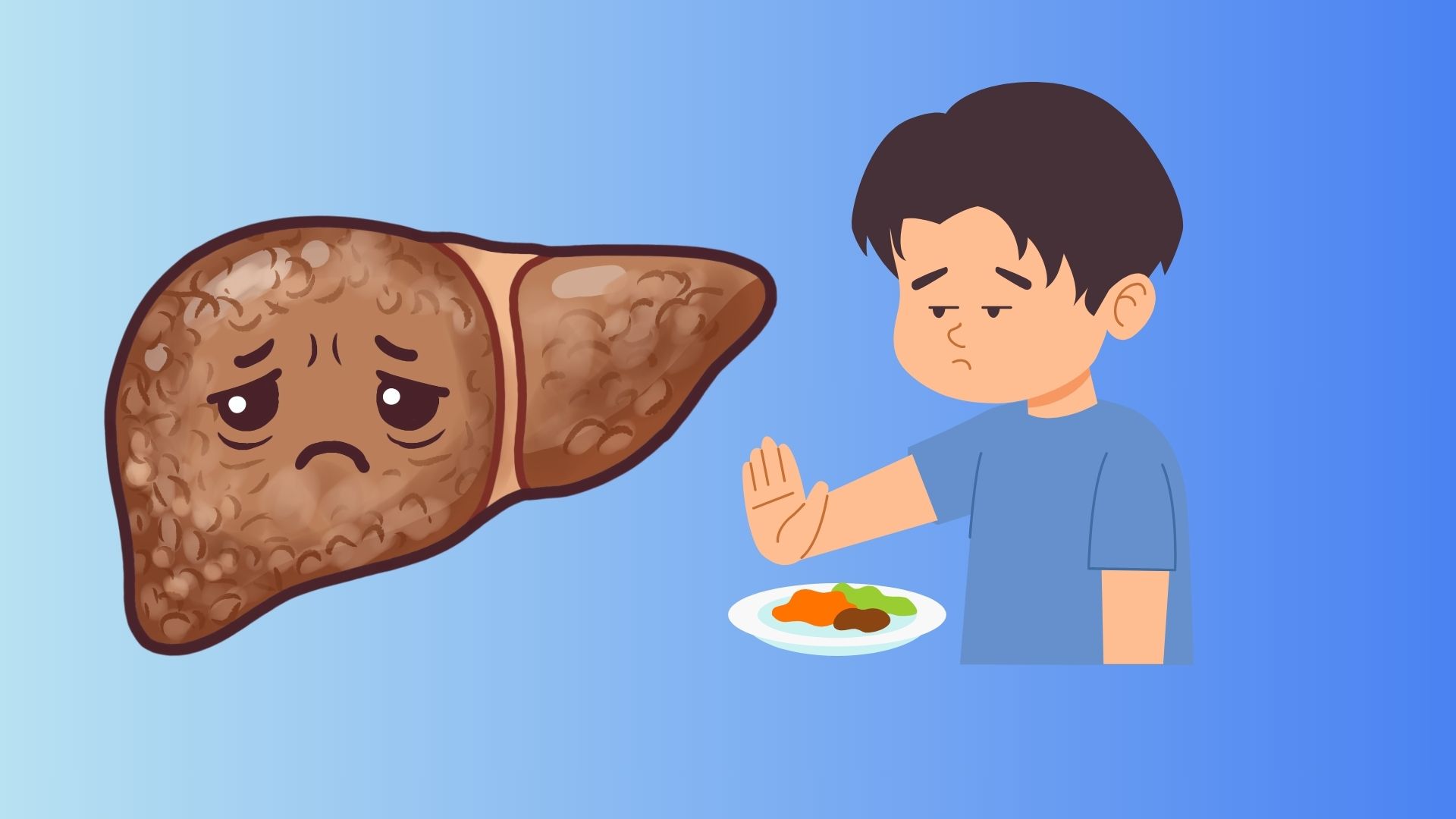 The silent effects on the liver when frequently skipping meals in hot weather. Graphics: Dinh Dinh