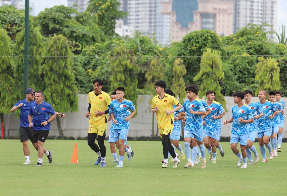 U19 Vietnam is in Group A of the 2026 U19 Southeast Asian Championship. Photo: VFF