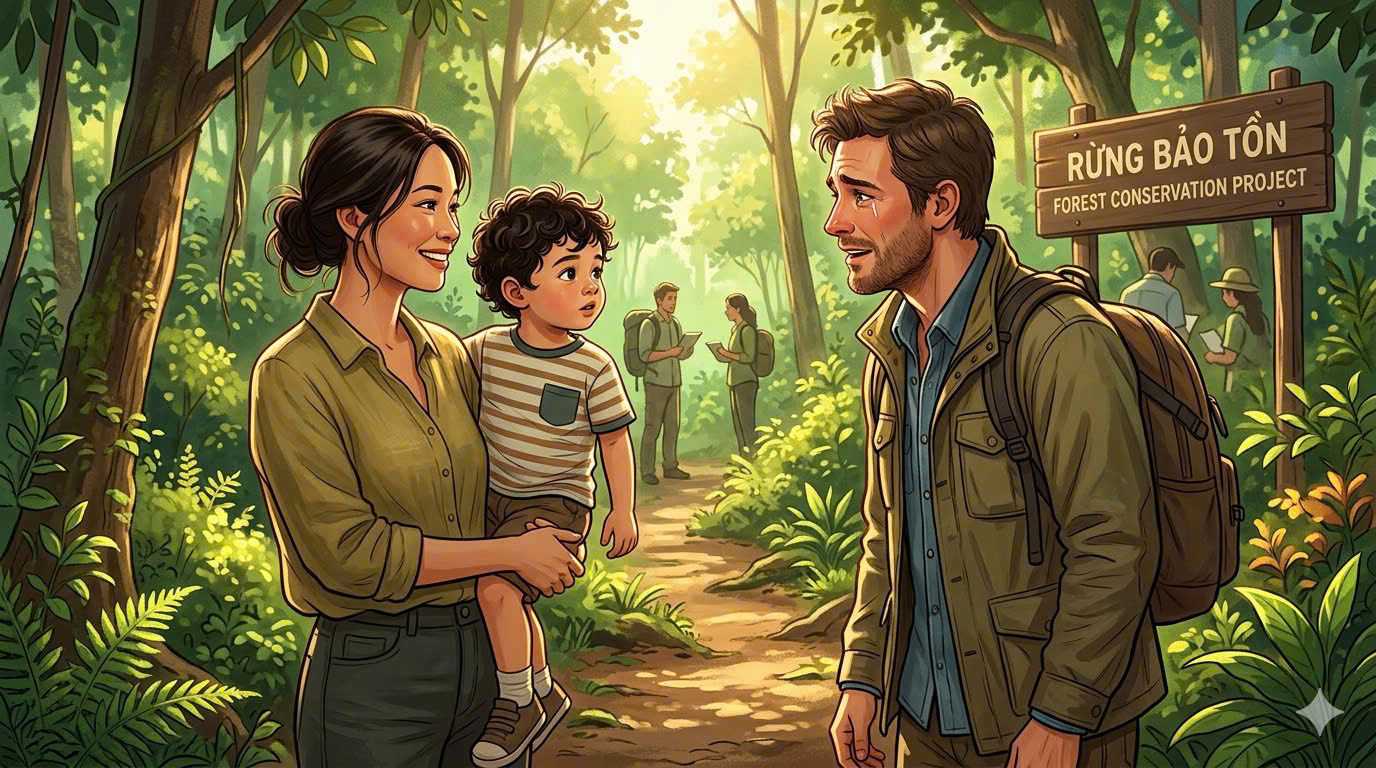 After breaking up for 2 months, the woman learned that she was pregnant with her foreign boyfriend. Photo: AI/Pham Ngoc