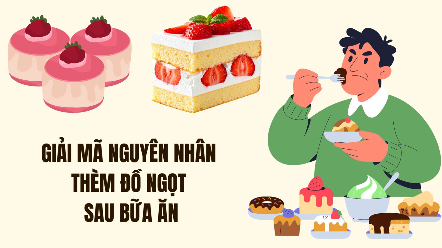 Understanding the biological mechanism behind sweet cravings will help you adjust your diet to be healthier.