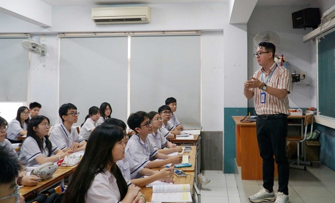 Kỳ thi tuyển sinh lớp 10 tại TPHCM năm học 2026-2027 có hơn 151.000 học sinh tham dự. Ảnh: Chân Phúc 