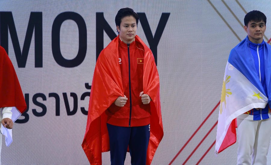 Nguyễn Văn Khánh Phong đã có Huy chương Vàng tại SEA Games 33.  Ảnh: Minh Dân