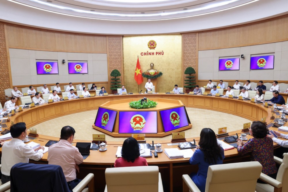 Phiên họp Chính phủ thường kỳ tháng 4.2026. Ảnh: VGP