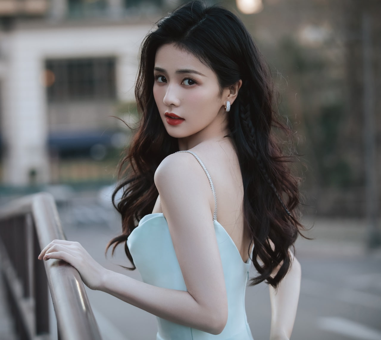 Nữ diễn viên Bạch Lộc. Ảnh Xinhua