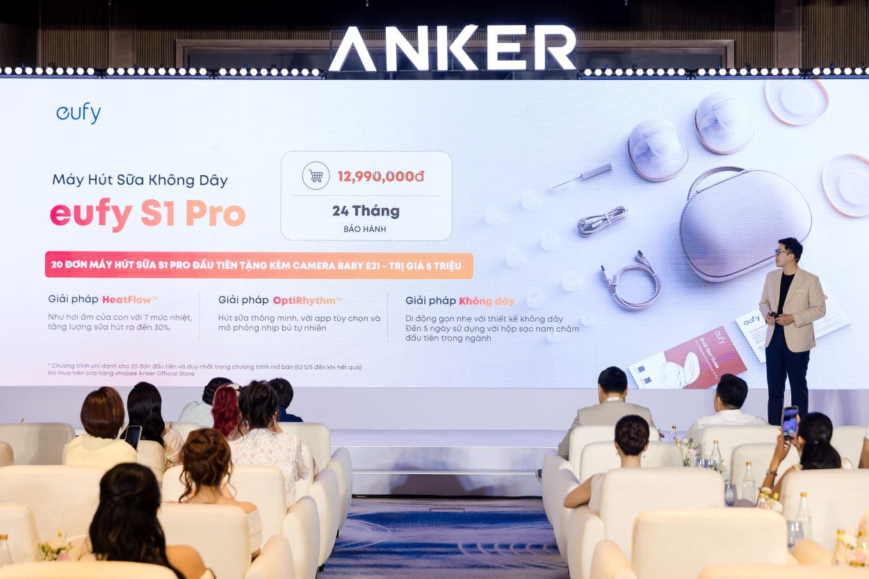 Anker Innovations launches eufy Baby mother and baby care products in Vietnam. Photo: Minh Duy