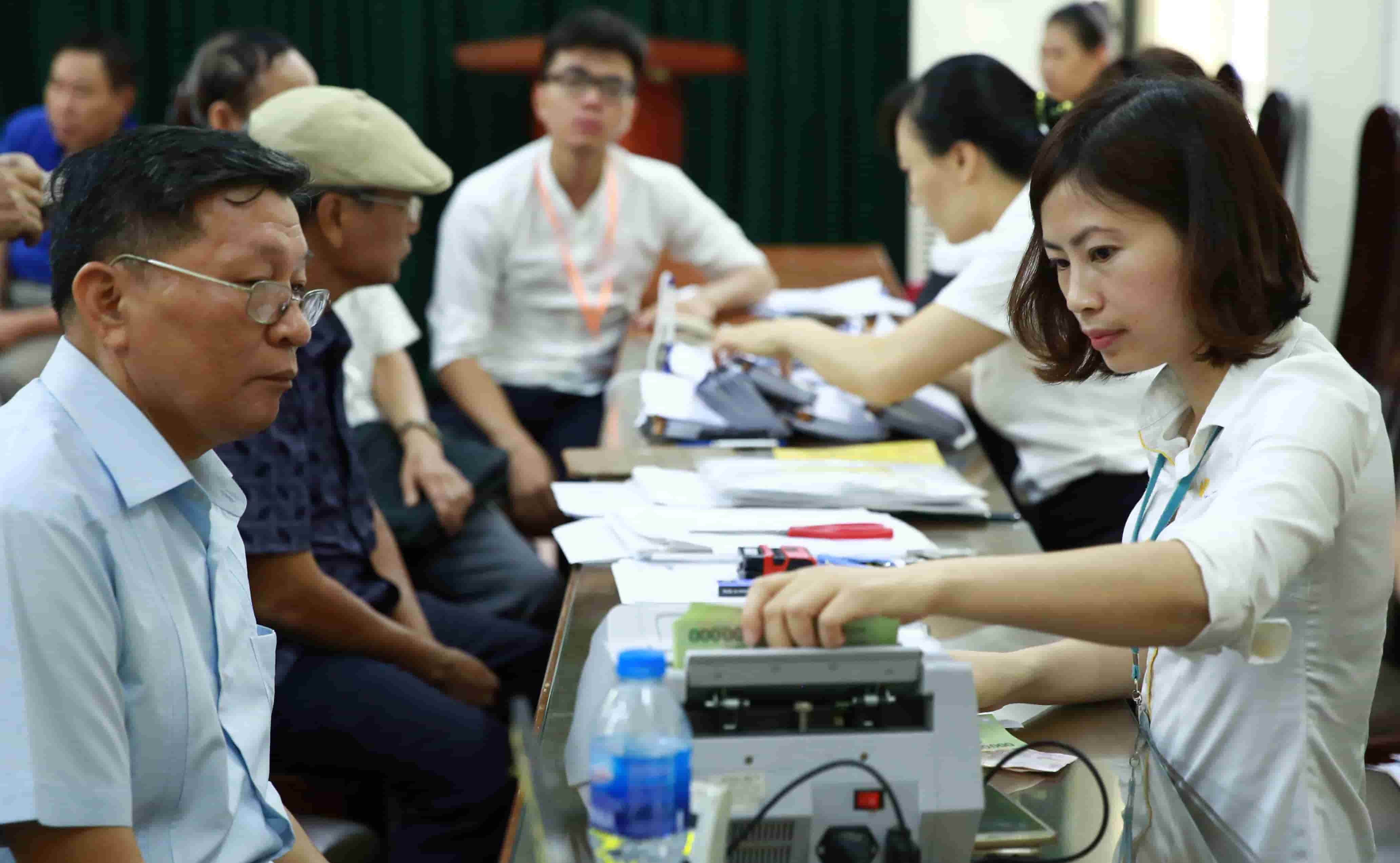 Như vậy, trợ cấp hưu trí một lần là khoản thu nhập thuộc diện không chịu thuế thu nhập cá nhân. Ảnh: Hải Nguyễn.
