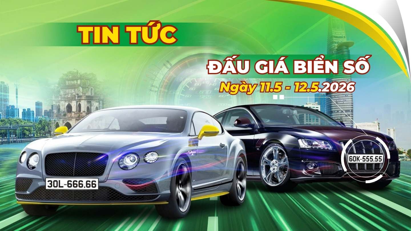 Super beautiful car license plates of Ho Chi Minh City will be available in the license plate auction on December 11-5
