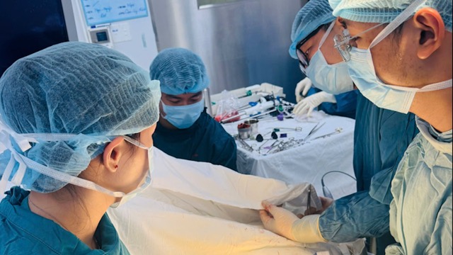 The patient was successfully operated on to remove the foreign object. Photo: BVCC