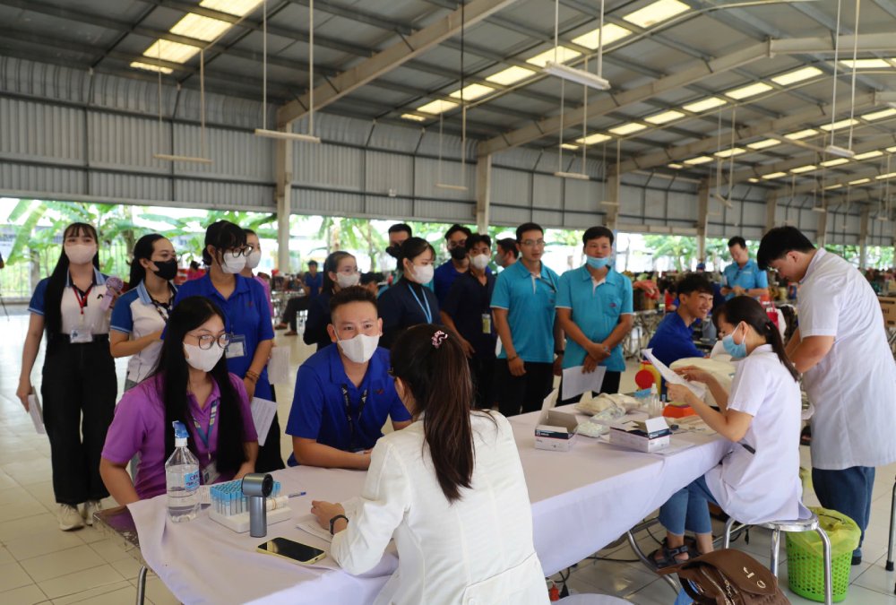 Pendant le Mois des travailleurs 2026, la Fédération du travail de la province d'An Giang coordonnera l'organisation de 4 campagnes de don de sang volontaire. Photo: Fédération du travail d'An Giang