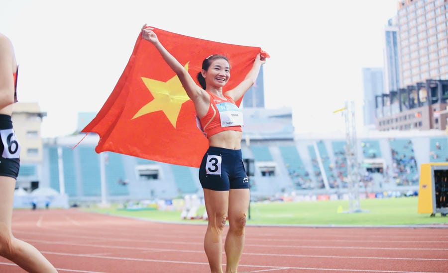 Athletics is 1 of 9 key sports of Vietnamese Sports. Photo: MINH DAN