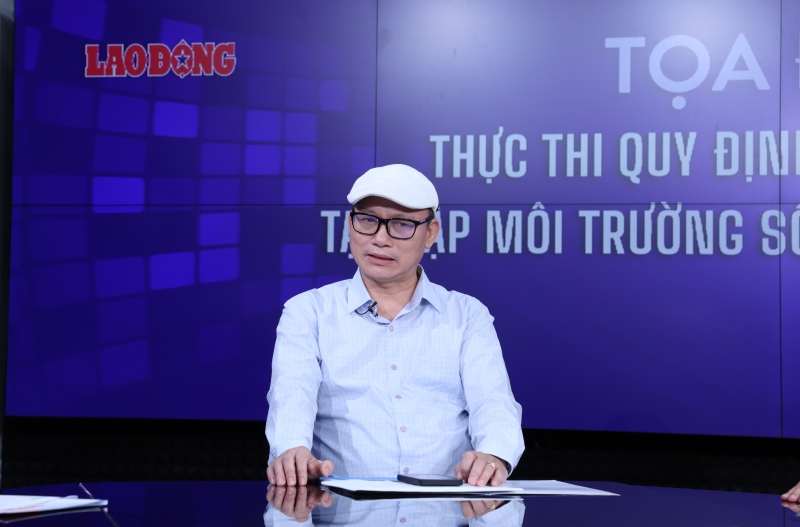 Thượng tá, Tiến sĩ Đào Trung Hiếu, thành viên Hiệp hội An ninh mạng Quốc gia, chuyên gia tội phạm học. Ảnh: Hải Nguyễn  