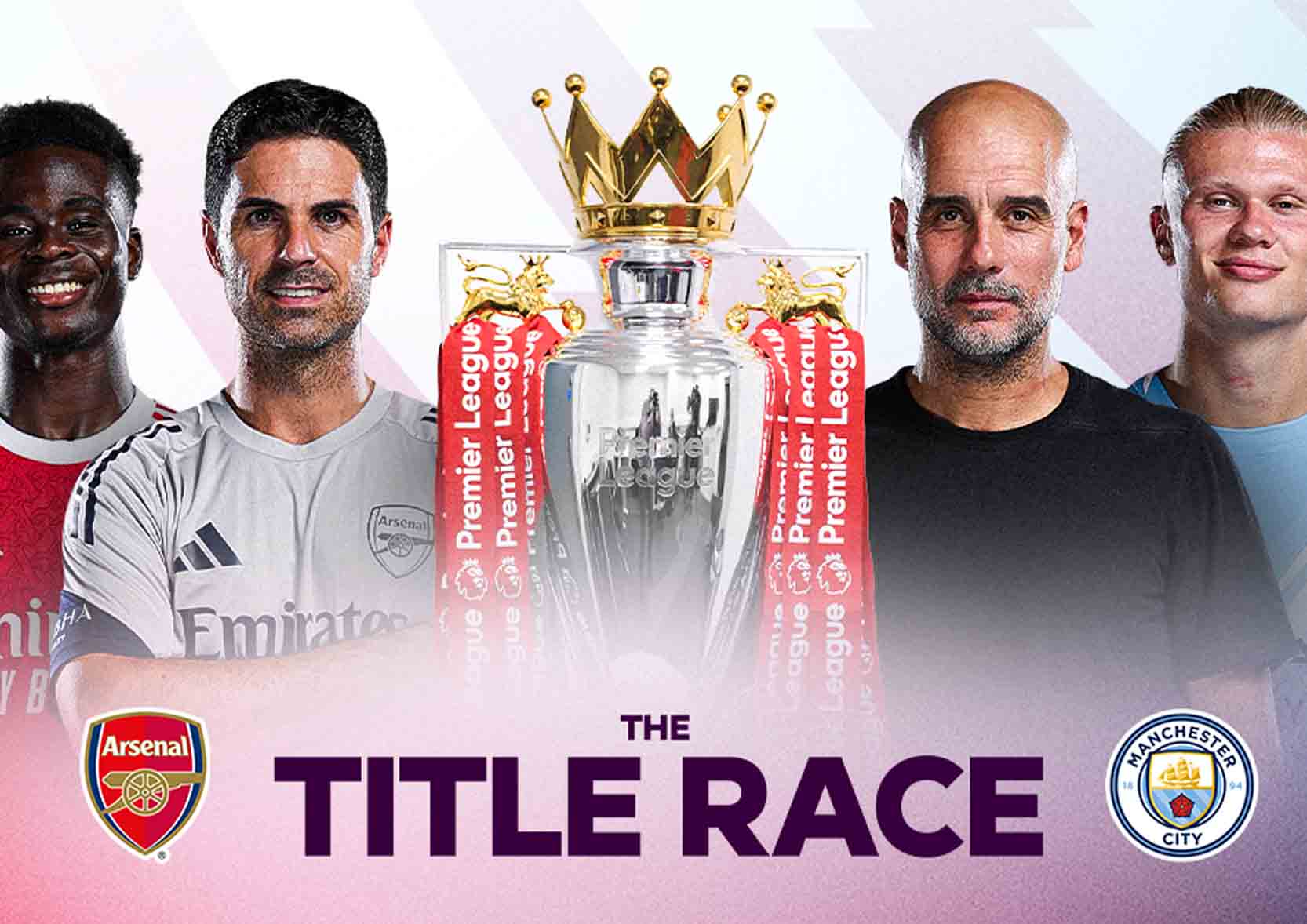 Arsenal and Man City will continue the race. Photo: Premier League