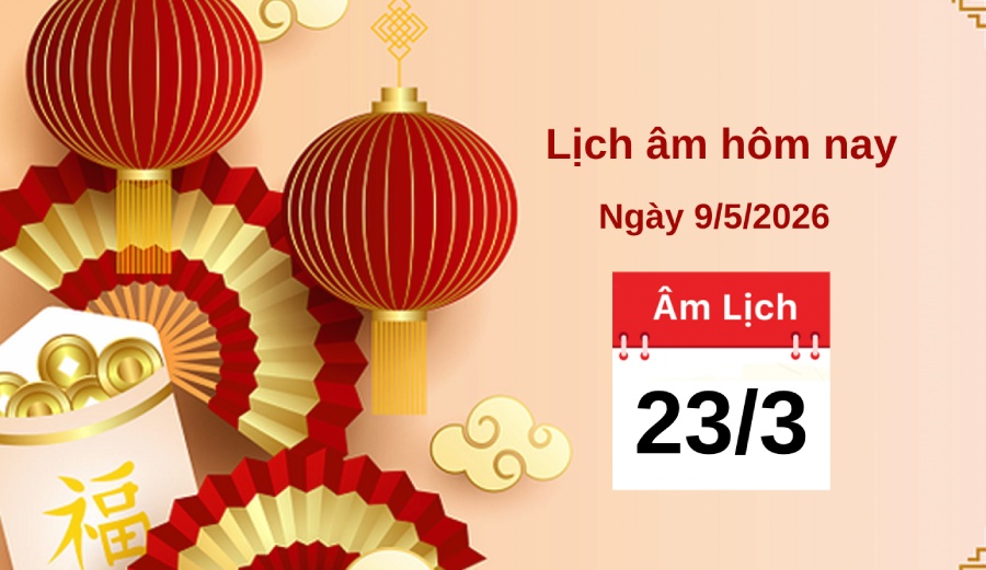 The lunar calendar on March 23rd should avoid major tasks. Graphics: Minh Phong