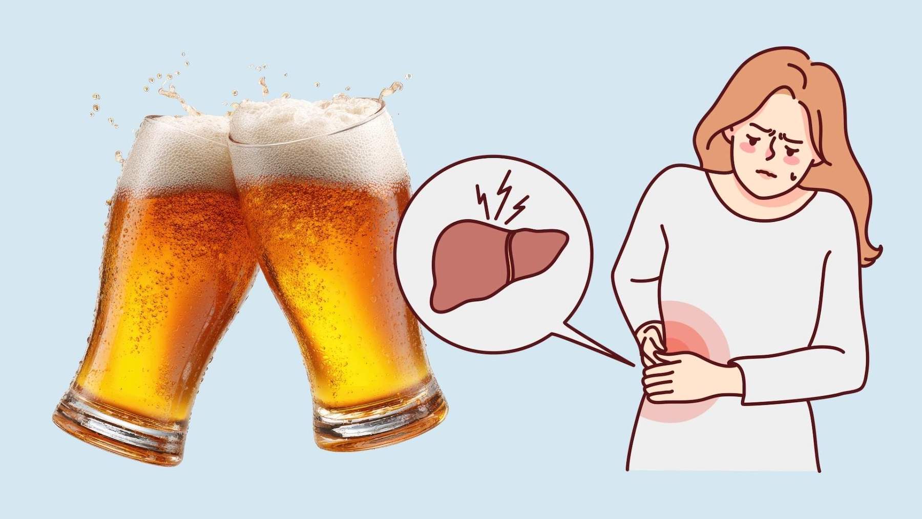 Improper liver detoxification that many people do not know. Graphics: Linh Dan