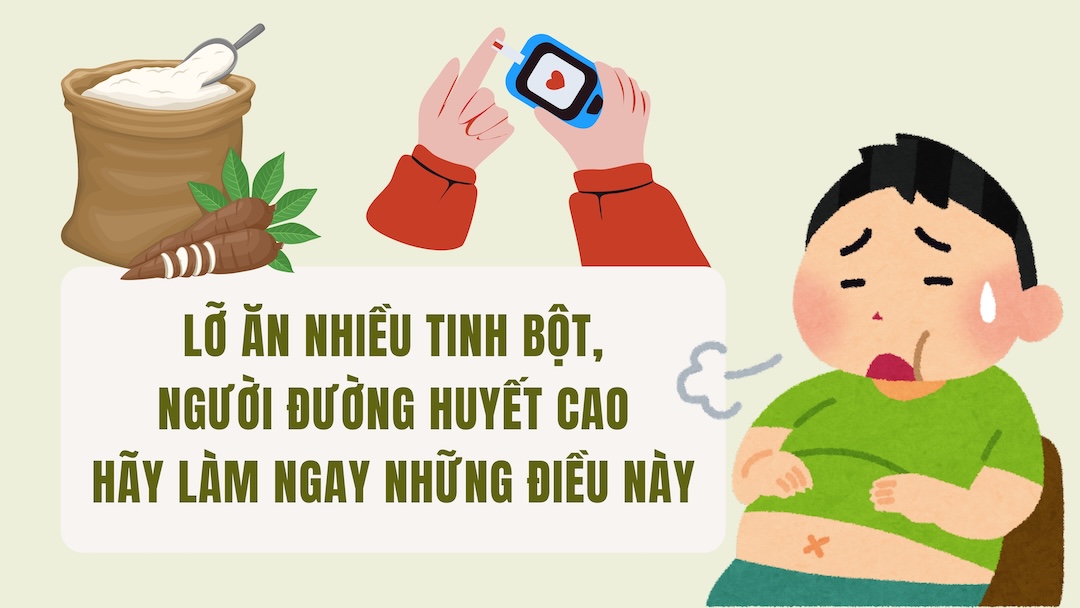 탄수화물을 많이 섭취한 경우, 혈당이 높은 사람은 즉시 이것을 하십시오