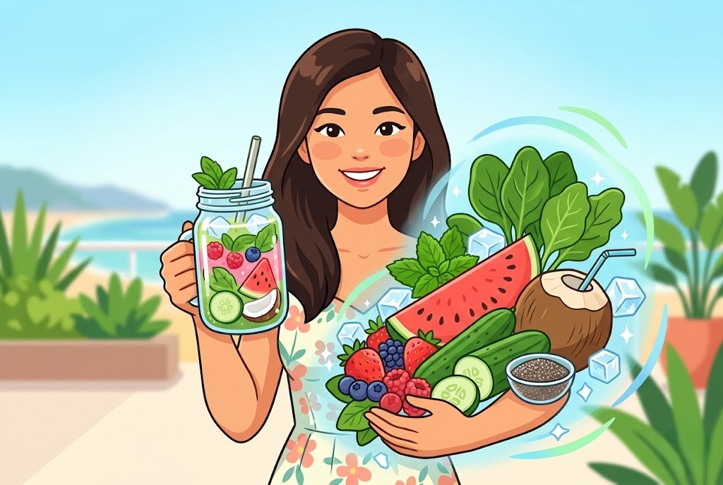 Cooling foods to help women control PCOS in the summer