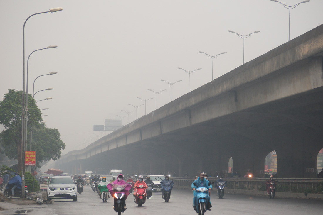 Forecast of possible thunderstorms in some areas of Hanoi today 9. 5. Photo: Tuan Anh