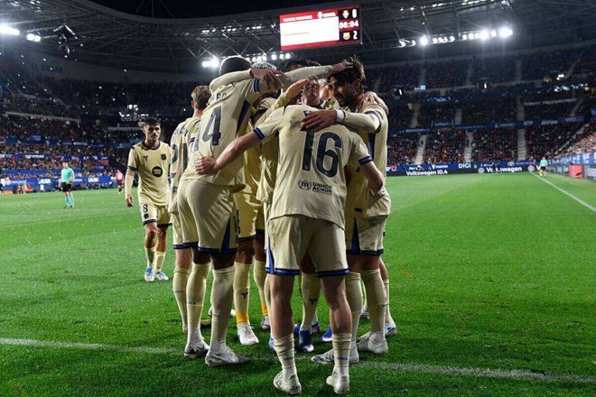 Barcelona chỉ cần không thua Real Madrid là sẽ chính thức vô địch La Liga mùa này.  Ảnh: AFP