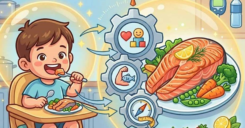 Gợi ý món cá hồi hợp khẩu vị trẻ em