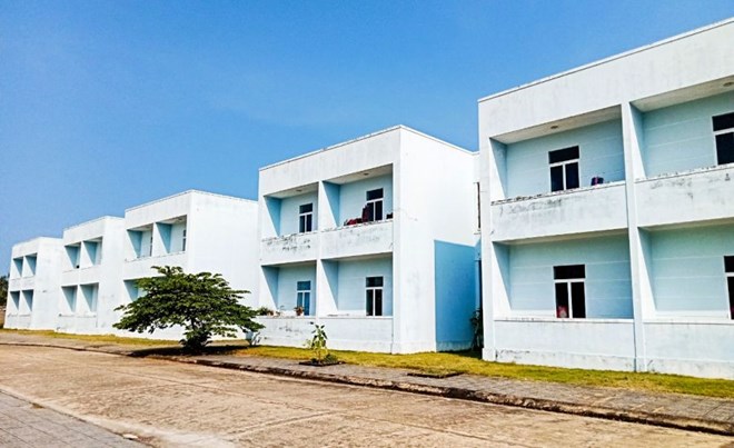 Phía nam Đà Nẵng (khu vực tỉnh Quảng Nam cũ) hiện mới chỉ có Khu nhà ở Công nhân Công ty Panko Tam Thăng giai đoạn 1 với 200 căn được hoàn thiện. Ảnh: Hoàng Bin