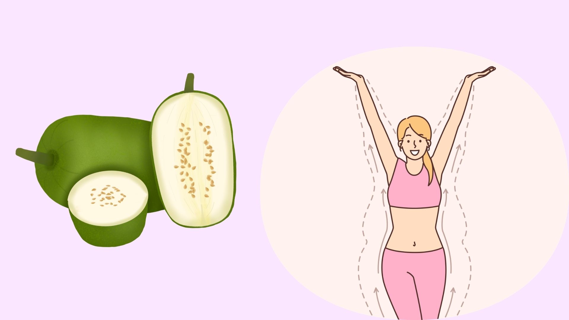 Not only is it a delicious and nutritious food, winter melon also has weight loss effects and many health benefits. Graphics: Minh Chau
