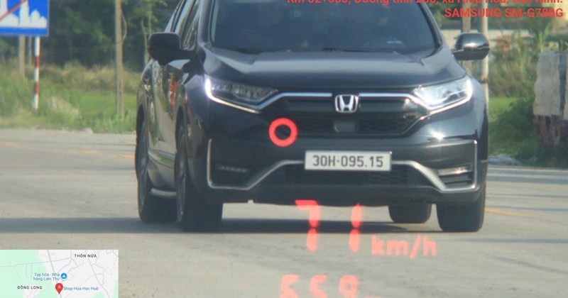 Chủ xe ô tô sau cần nộp phạt nguội vì chạy quá tốc độ