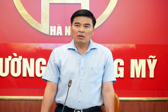 Ông Trịnh Duy Oai - Chủ tịch UBND phường (Hà Nội). Ảnh: Phường Chương Mỹ 