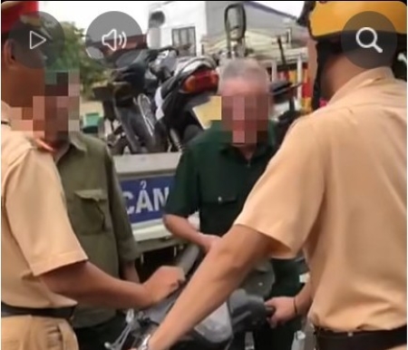 Qua xác minh, vụ việc xảy ra ngày 3.5 tại TP Hải Phòng. Ảnh: Cục Cảnh sát giao thông