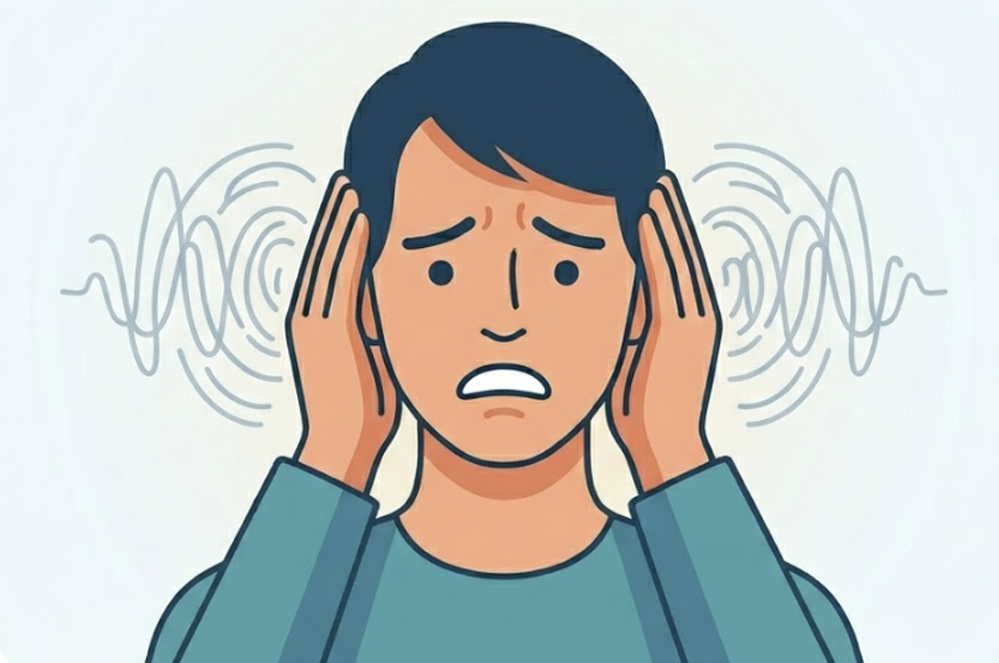 Prolonged tinnitus may be related to lack of nutrients in the body. Graphics: Thien Nhan