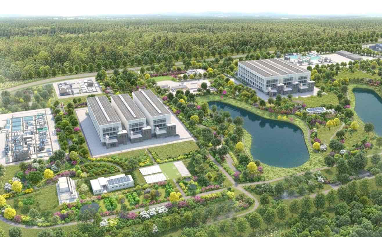 Model of the Project on Livestock, Production and Processing of Agricultural Products, focusing on applying high technology in Thuan Loi commune, Dong Nai city. Photo: HAC