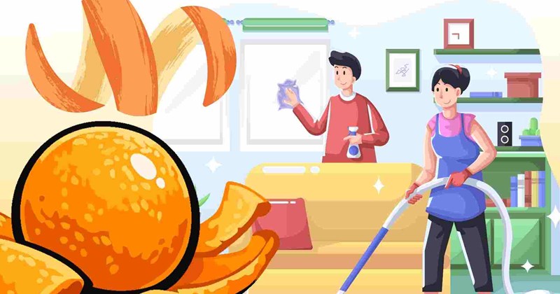 10 cách làm sạch nhà cửa bằng vỏ cam, chanh