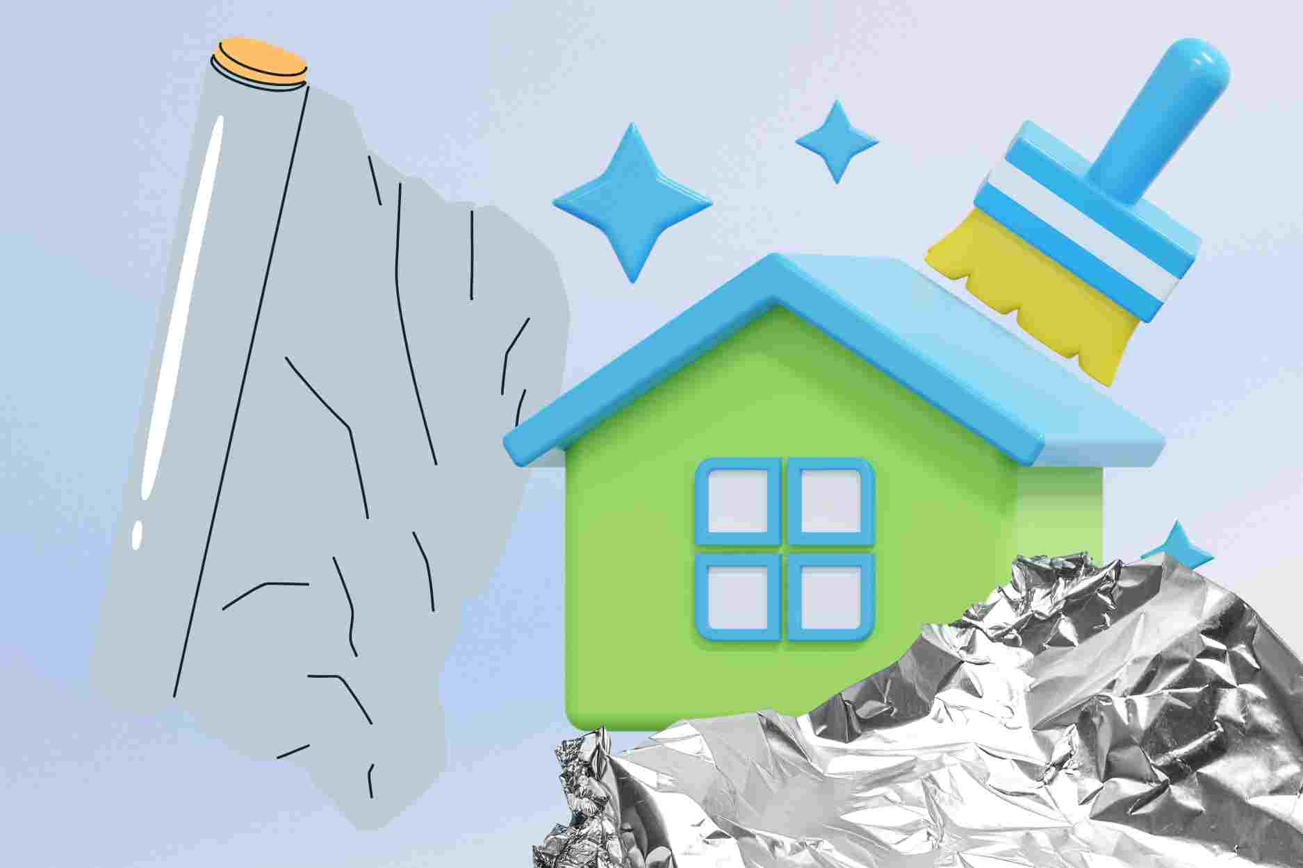 Des façons de nettoyer avec du papier d'aluminium pour rendre la maison brillante