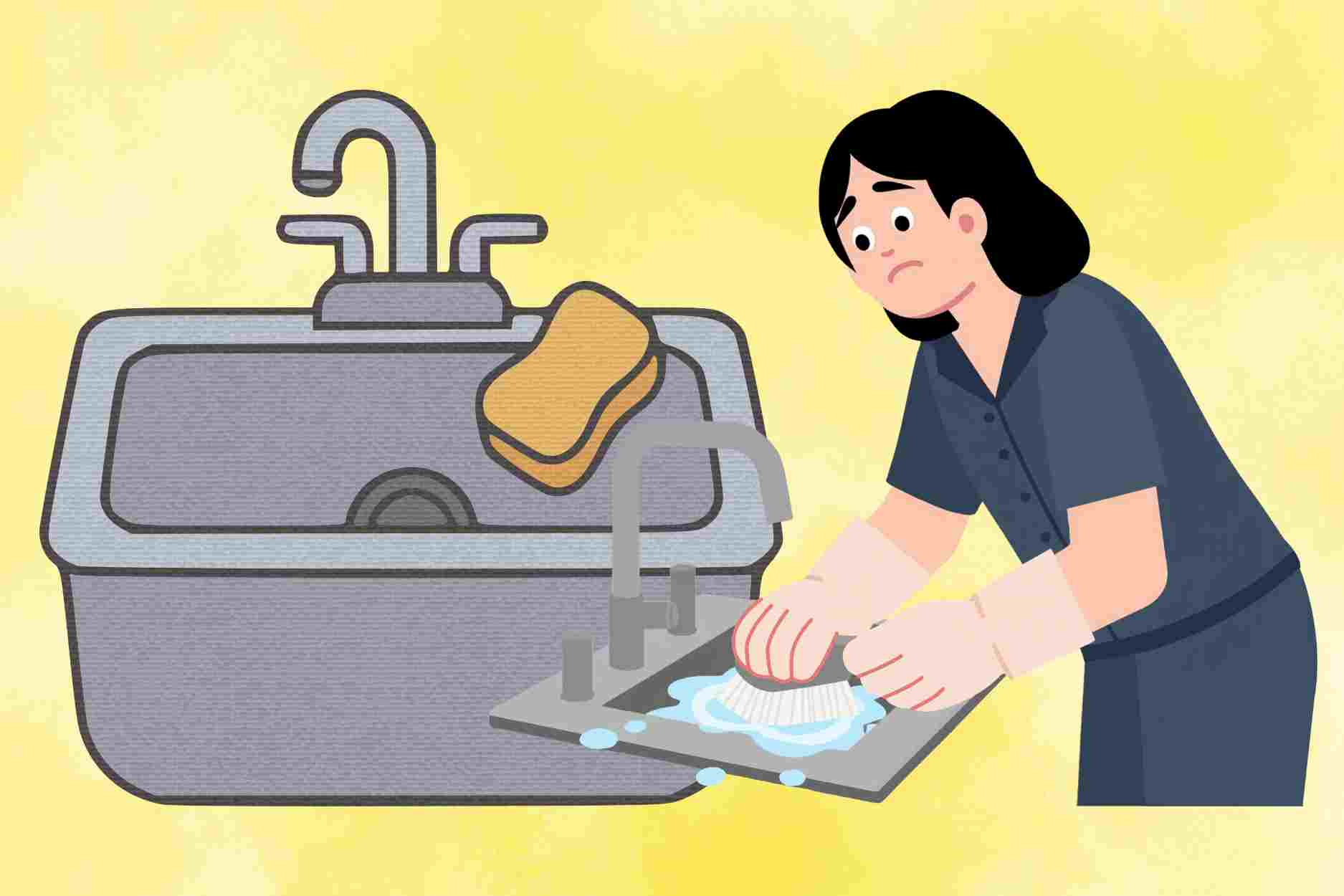 How to clean the sink, 5 steps to have a shiny sink