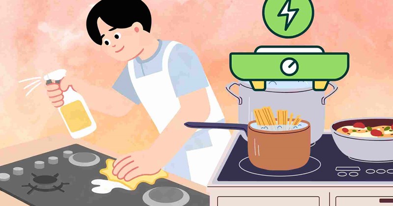 5 bước đơn giản để làm sạch bếp điện, bề mặt luôn sáng bóng