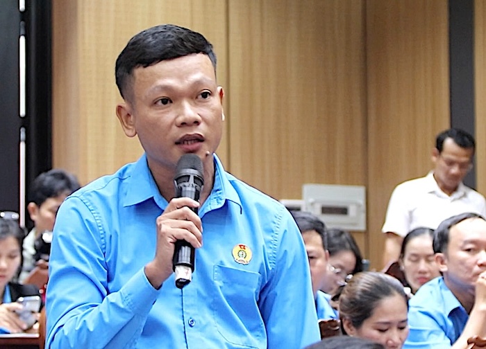 Anh Lê Thành Trung, đại diện Công ty Phú Thạnh Mỹ. Ảnh: Nguyễn Linh