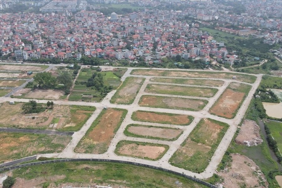 The Government guides the determination of land prices for projects with adjusted land use purposes to residential land. Photo: Pham Dong