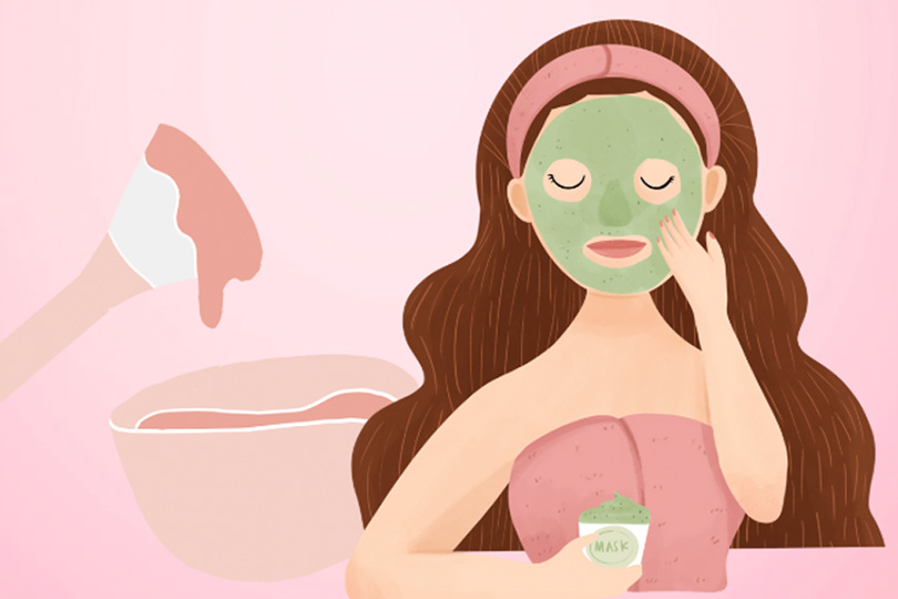 Homemade masks made from kitchen ingredients help restore dull skin in the summer