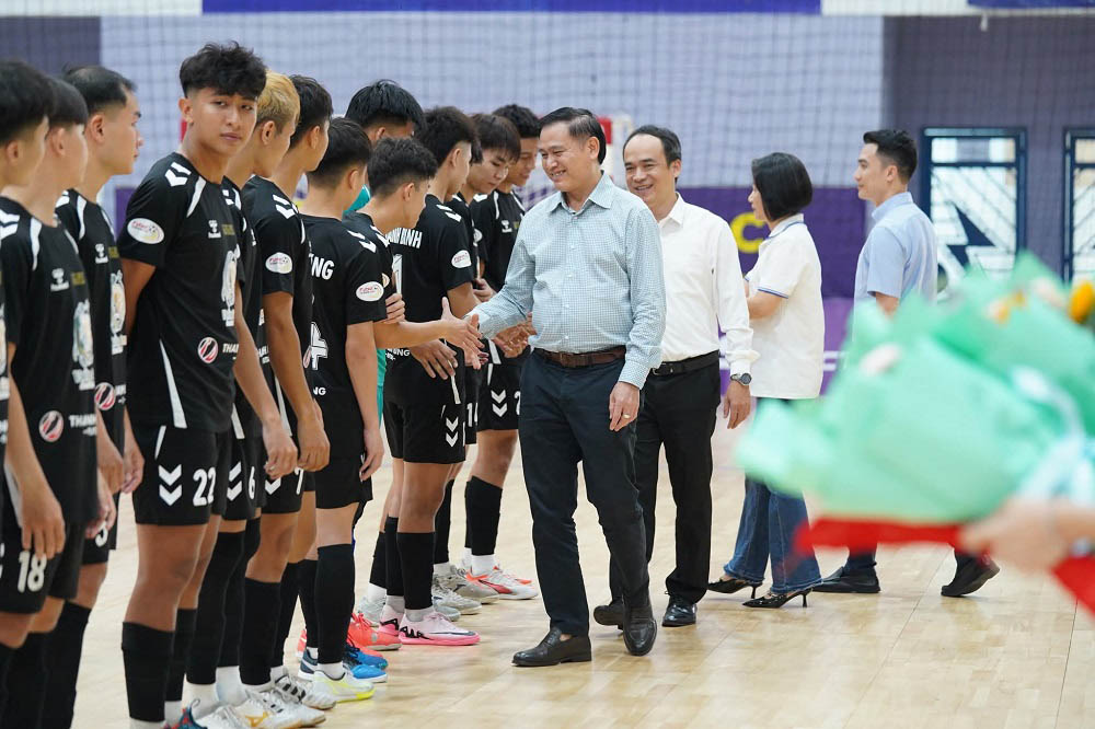 Delegates attending the opening ceremony of the 2026 National Futsal Championship. Photo: VFF
