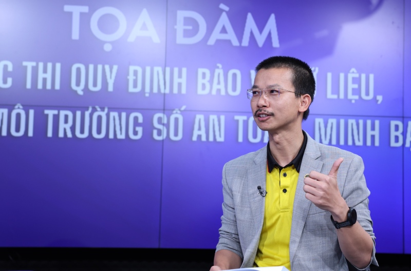 Ông Nguyễn Quang Hoàng - Giám đốc An ninh thông tin Tập đoàn MISA - Trưởng ban tổ chức Tập trận Liên minh An toàn thông tin CYSEEX. Ảnh: Hải Nguyễn