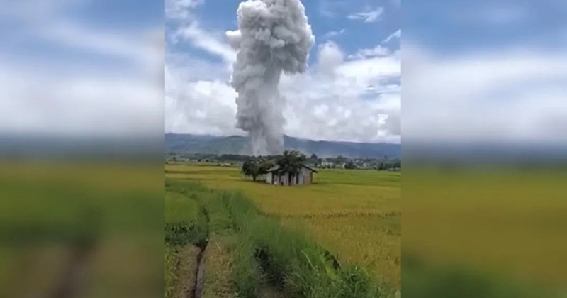 Nổ lớn tại kho chứa chất nổ ở Myanmar