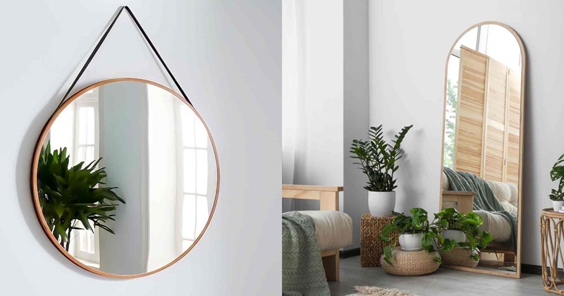 Những vị trí nên tránh khi thiết kế gương trong nhà