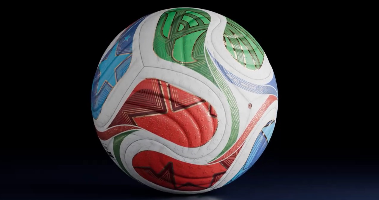 The ball used at the 2026 World Cup is equipped with modern technology. Photo: Cut from video