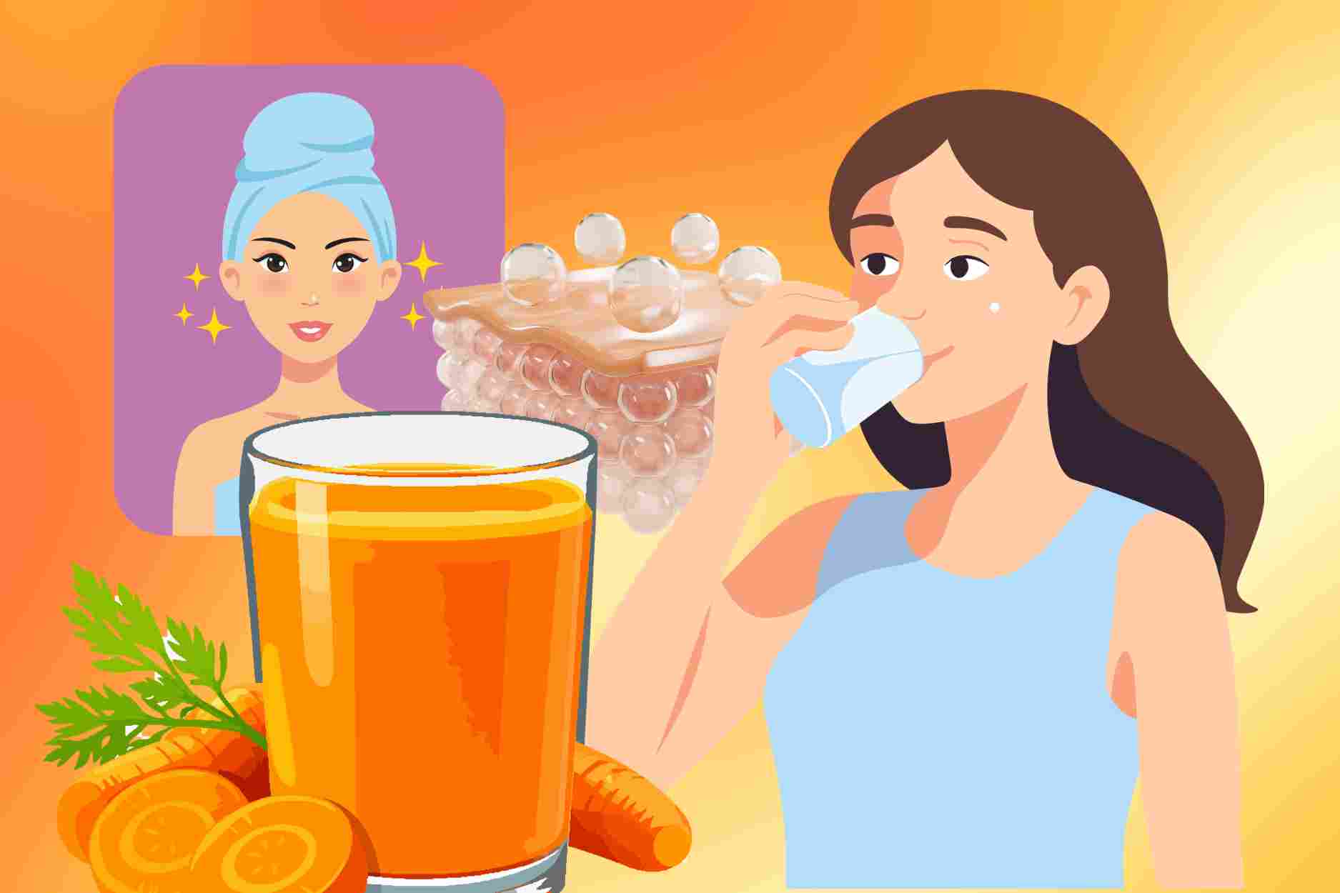 Suggested drinks to support bright and healthy skin every day
