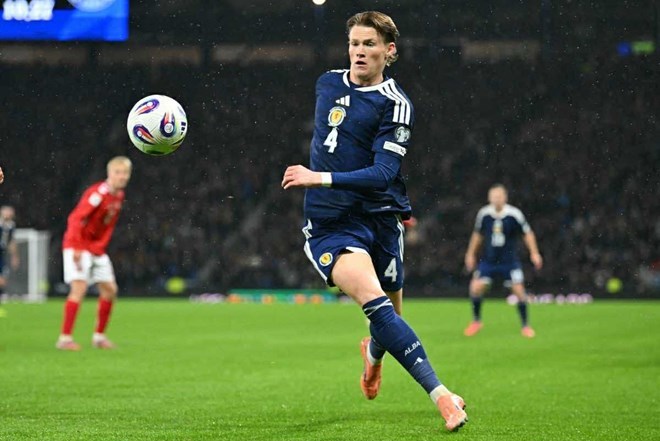 Scott McTominay will be the leader of the Scottish team at the 2026 World Cup. Photo: AFP