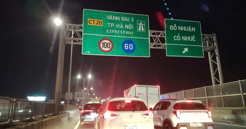Tài xế chạy dưới tốc độ tối thiểu bị phạt