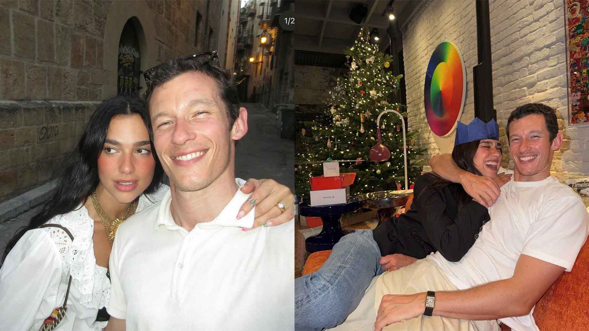 Dua Lipa and Callum Turner got married in London (England). Photo: Artists' personal page